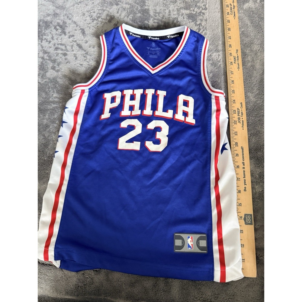 Philadelphia 76ers NBA Fanatics Jersey Jimmy Butler #23 Youth Large S